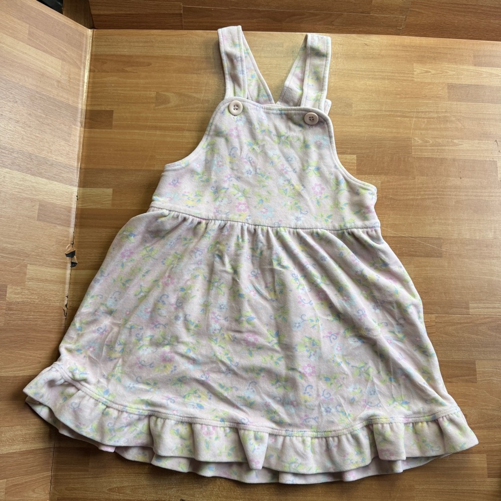 Hanna Andersson vintage velour jumper dress size 3